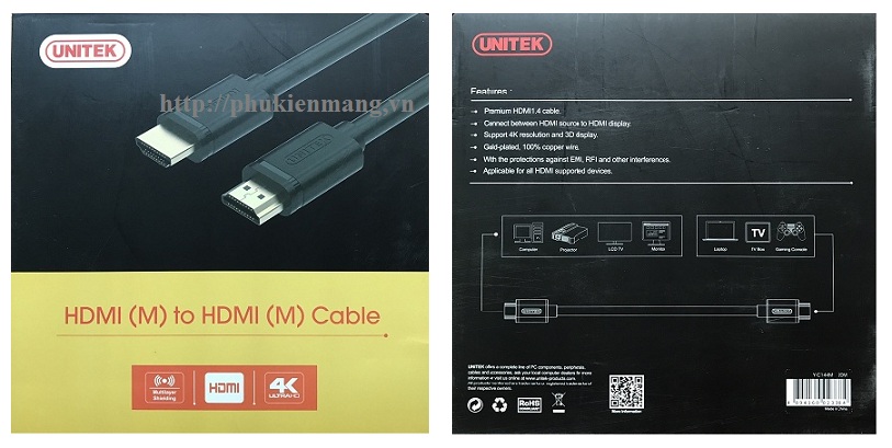 CÁP HDMI 40M chính hãng UNITEK Y-C173